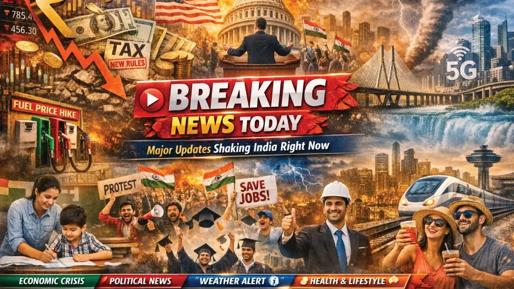 You are currently viewing Breaking News Today: Major Updates Shaking India Right Now