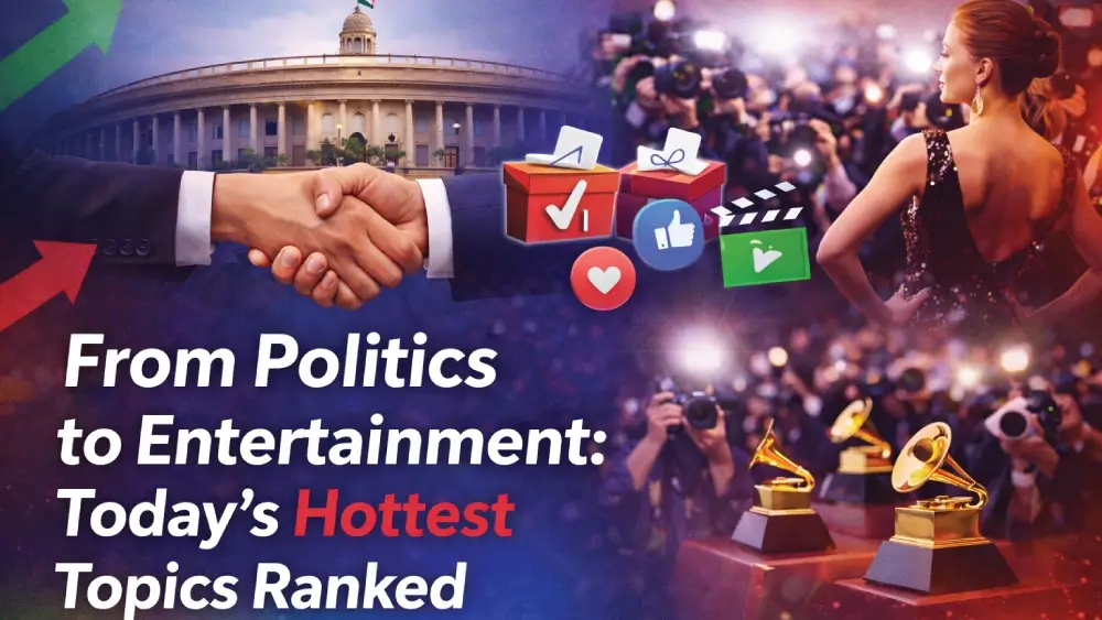 You are currently viewing From Politics to Entertainment: Today’s Hottest Topics Ranked