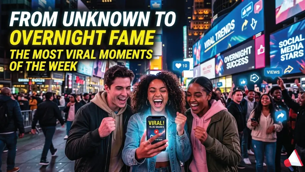 You are currently viewing From Unknown to Overnight Fame: The Most Viral Moments of the Week